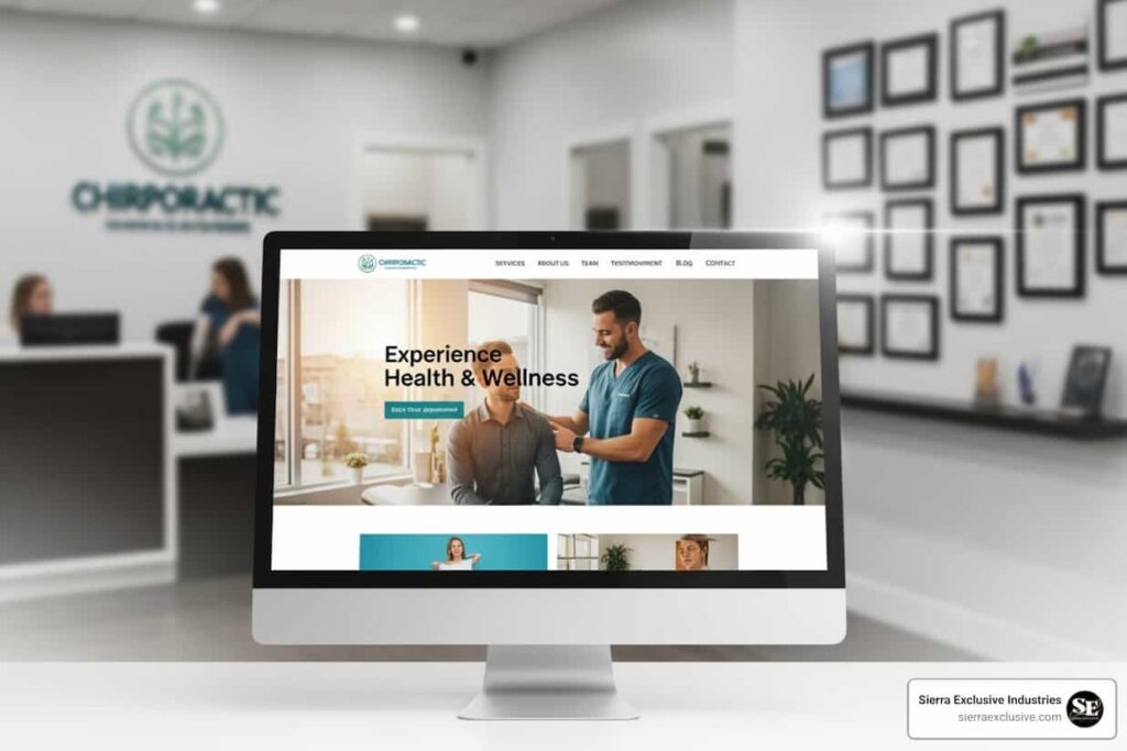 chiropractic web design