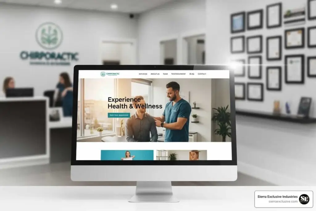 chiropractic web design