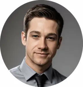 Seth, Founder and CEO of Sierra Exclusive Marketing, portrait in a professional setting, showcasing leadership and expertise in digital marketing solutions.