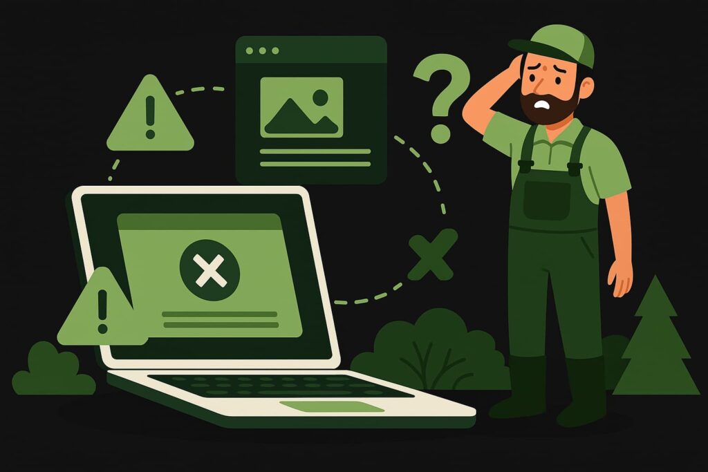 Common Mistakes in Web Design for Landscapers