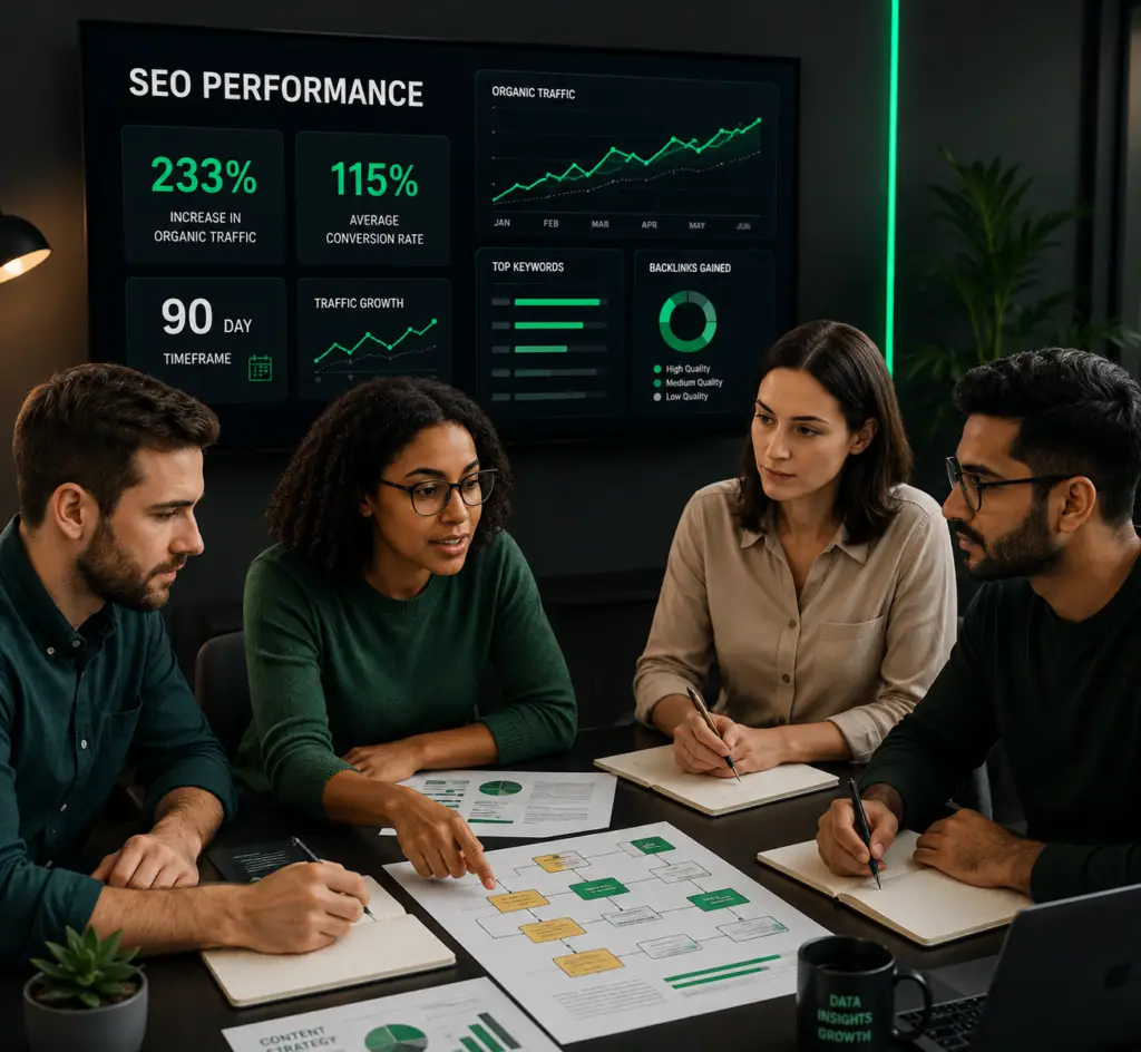 SEO performance results by Sierra Exclusive
